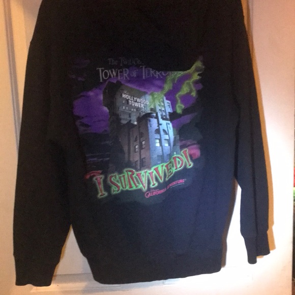 Necessity for a Disney fan tower of terror hoodie - Picture 2 of 4